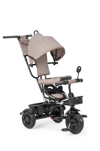 Comfymax Roadstar Ebeveyn Kontrollü Bebek Çocuk Bisikleti - Brown Kahverengi
