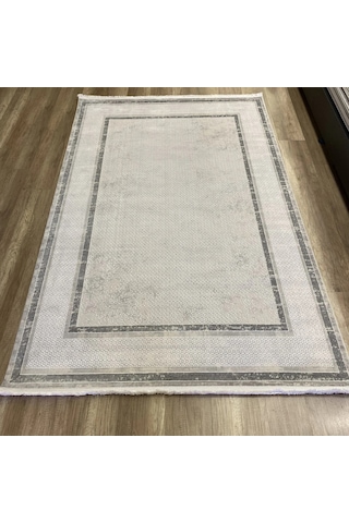 Hoom Rugs Grandy 4691 Antrasit Modern Halı Antrasit Beyaz