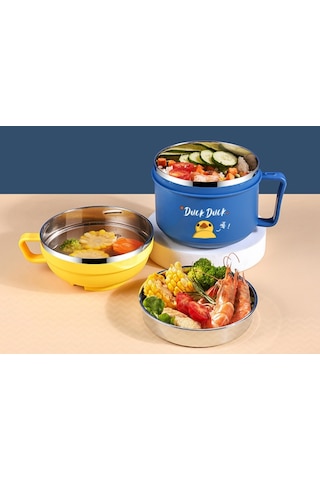 Lichen Paslanmaz Çelik Japon Tarzı Beslenme Çantası, Büyük