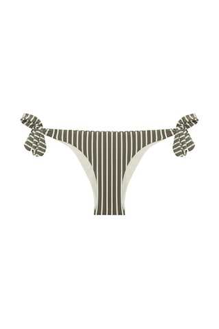 Penti Haki Rossa Brazilian Bikini Altı Haki Çizgili Haki