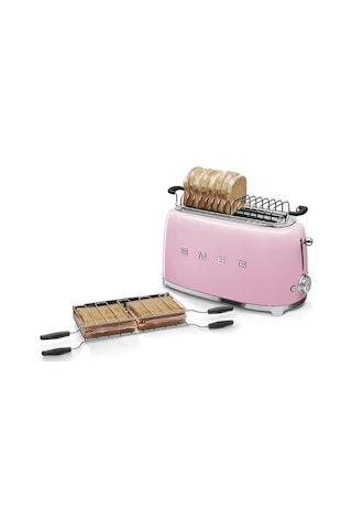 Smeg TSF02 4 Dilim Ekmek Kızartma Makinesi Pembe