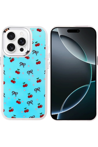 Zore Apple iPhone Uyumlu 16 Pro Kılıf Airbag Tasarımlı Sys Hadra Kapak - Kalp Kalp