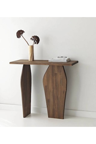 Arya Masif Ağaç Dresuar 100 Cm Ceviz