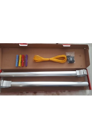 Alüminyum Balkon Çamaşır Askılığı Çamaşır Kurutmalık Takılabilir Küpeşte Kurutma Gri