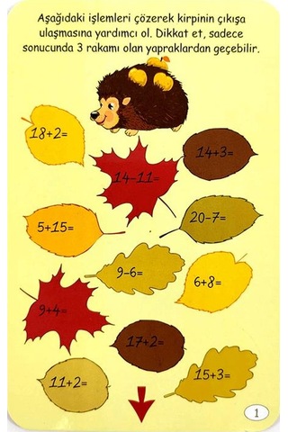 Matematik Bulmacaları Eğitici Oyun Kartları - Etkinlik Kartları