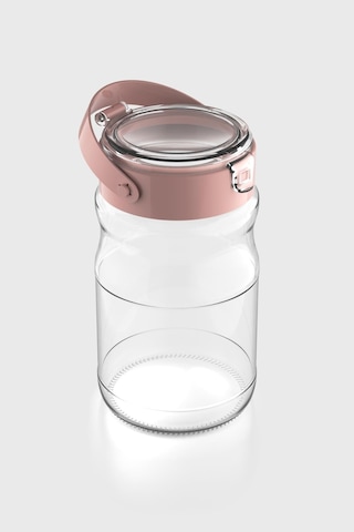 Renga Mono 1700 Ml Pembe Kapaklı Cam Kavanoz 131072 Pembe