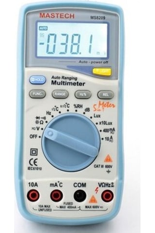 Mastech Ms 8209 Dijital Multimetre Ölçü Aleti
