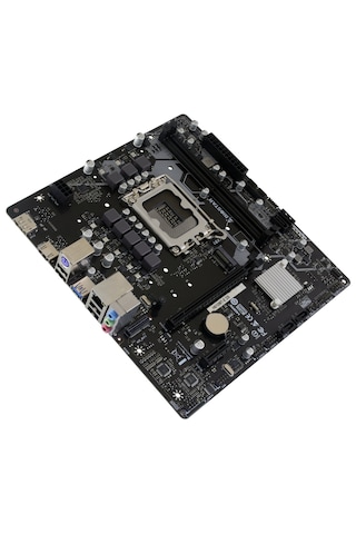 Biostar H610mt-e D5 Intel 1700p Ddr5 5600 Hdmı Dp M2 Matx 1x M.2, 2xdımm 96gb Max, Type C, Wıfı Anten Portu