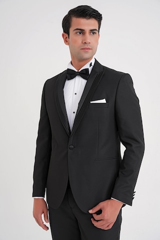 Efor Black 083 Takım Slim Siyah Siyah