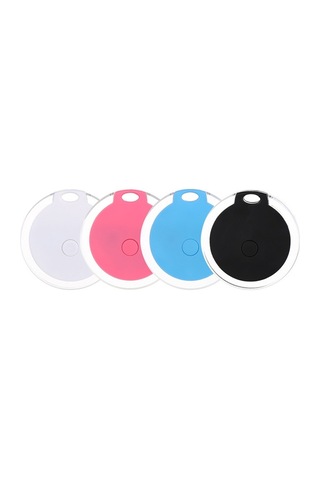 Sones 2 Adet Hyc-05 Yuvarlak Bluetooth Kayıp Önleyici Cihaz Cep Telefonu Anahtarı İki Yönlü Nesne Bulma Alarmı Mavi