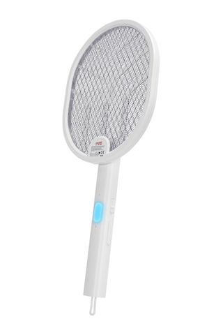Asonıc As-a26, Beyaz, 3000v, Raket Tipi, Uv Mor Işıklı, 1200mah, Bataryalı, Şarj Edilebilir, Katlana