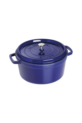 Staub 405102850 Döküm Tencere 28 Cm Koyu Mavi Mavi