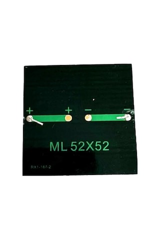 1.5v 250ma 52x52mm Güneş Paneli - Solar Panel