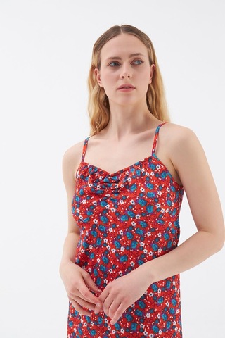 LOFT Regular Fit Kadın Elbise Lf2031626 Q1.v1 Kırmızı