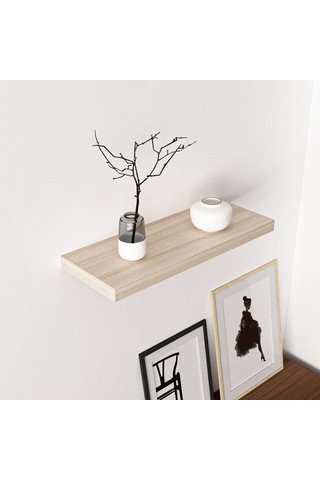 Minarmobilya Minar Gizli Tutuculu Duvar Rafı 60 Cm - Sonomo