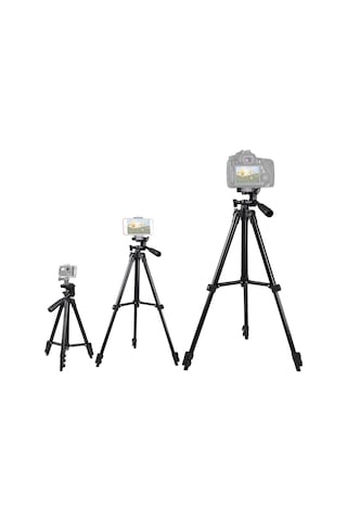 Thentech Tripod Kamera 360 Derece Dönen Telefon Uyumlu Tripod Su Terazili