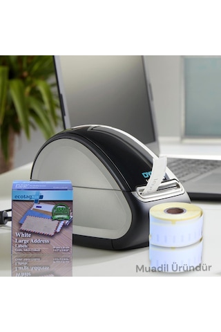 Ecotagplus Dymo Lw Etiket 89 MM X 36 MM - Beyaz-520 Adet