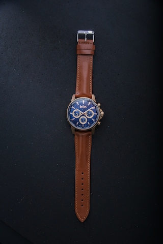 Hakiki Deri 22mm Akıllı Pimli Saat Kordonu Kahverengi