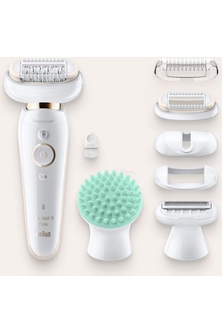 Braun Silk-Epil 9 Flex 9020 SensoSmart Islak Kuru 7 Ek Parçalı Epilatör