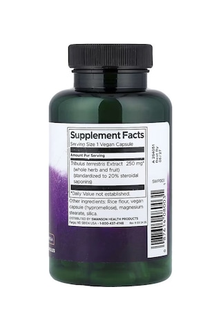 Swanson Mega Tribulus Extract 250 Mg / 60 Caps
