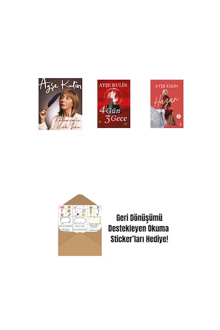 Kalemimle Kırk Sene Ciltli + 4 Gün 3 Gece + Hazan + Okuma Sticker'ları