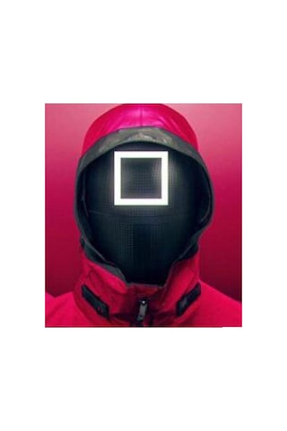 Squıd Game Kalamar Oyunu Askeri Maske Kare Diğer