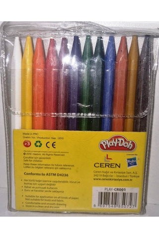Play-doh Mum Boya 12 Renk Uzun Boy Bej - Sarı