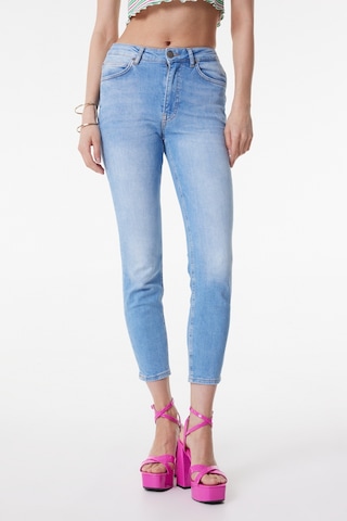 Lee Scarlett Skinny Fit Dar Kesim Yüksek Bel Açık Mavi Esnek Jean Kot Pantolon L626014404