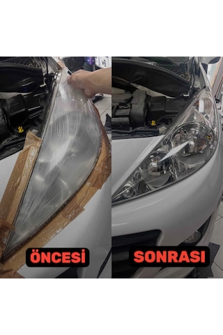 Buharsız Sıvısız Uğraştırmayan 2 Dakikada Kolay Far Temizleme