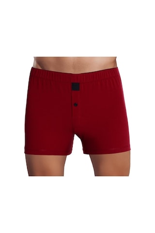 The Don Jersey Penye-Örme Bordo Renk Boxer