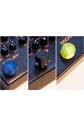 Nux Nst-1 Pedal Düğme Şapkası Aksesuar - Footswitch Topper Renkli Dayanıklı Plastik Yapı, Sahne Kullanımında Kolay Erişim, Buton Koruyucu Ve Estetik Görünüm Uyum: Tüm Standart Pedal Switchleri