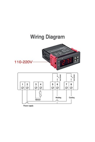 Stc Stc-1000-ac ,77x35mm 220vac Kontak-1a1k Ntc Isı Kontrol