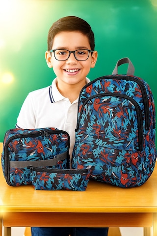 Newbag Örümcek Erkek Sırt Okul Çantası-3'lü Set Yeni Sezon