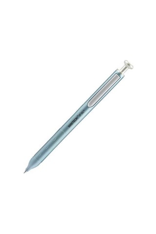 Wrıtech W-0156 Metal Up Mavi Gövde 0,7mm Mavi Jel Kalem - 6'lı Kutu Ahşap