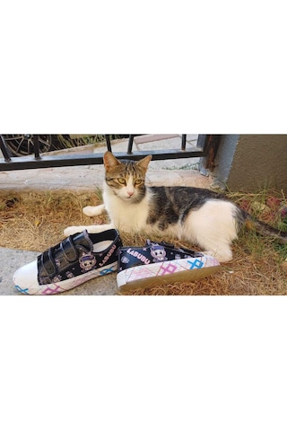 Scarpe Magiche Labubu Siyah Işıklı Kız Çocuğu Ayakkabı 31-35 Numara Arası Işıksızdır Siyah