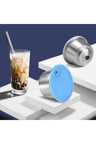 İ Cafilas Yd-d1 Kahve Kapsülü Yeniden Kullanılabilir Paslanmaz Çelik Filtre Bardak Dolce Gusto M Krema Yok Kahve Mk. Aks. 56599658