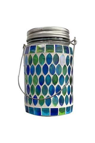 Singree Güneş Enerjili Masaüstü Bahçe Lambası, Suya Dayanıklı Ve Otomatik Açma/kapama Özellikli, Mavi Mavi