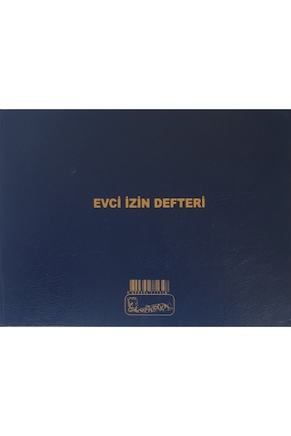 Kocaoluk Evci Izin Defteri Cilt Kapak 100 Yp