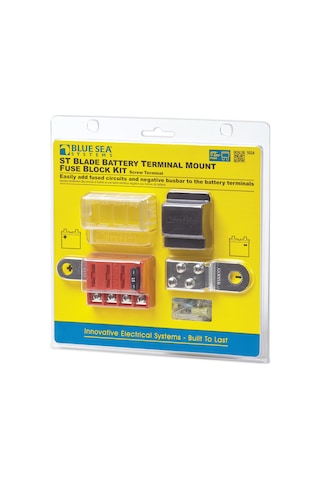 Blue Sea Systems St Blade Terminaline Montajlı Akü Sigorta Bloğu Kiti 5024