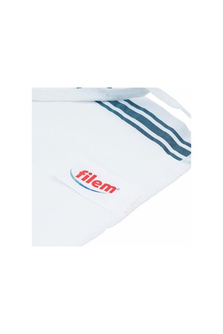 Filem Beyaz Şerit Baskılı 2 Adet Peeling Hamam Banyo Kesesi 16x24 Cm