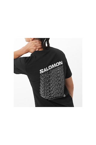 Salomon Dynamıc Logo Erkek Tişört Black Lc2211800 Siyah