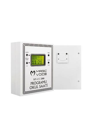 Magicvoice Mv-cc2000 Usb Duvar Tipi Programlı 20 Adet Mp3 Formatı Zil / İstiklal Marşlı Akıllı Dijit
