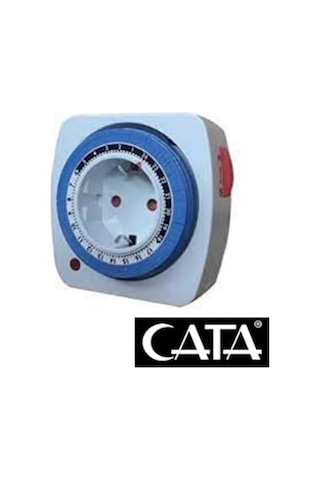 Ct-9180 Zaman Ayarlı Priz Mekanik Ayarlanabilir, Cata-9180 Mekanik Zaman Saati