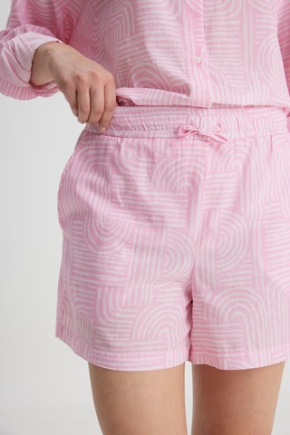Lee Loose Fit Rahat Kesim Normal Bel %100 Pamuk Pembe Şort Pembe