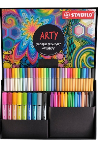 Stabilo 77/6-3-20 Arty Kreatif Keçe Uçlu Kalem Seti 55'li