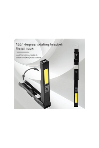 Gold Silver Gs-2070 30w Şarjlı Mıknatıslı Katlanabilir Led Çalışma Tamirci Feneri Evimdeyokyok