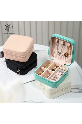 Soulader Şık Ve Pratik Küçük Boy Antika Tasarım Takı Saklama Kutusu Beyaz