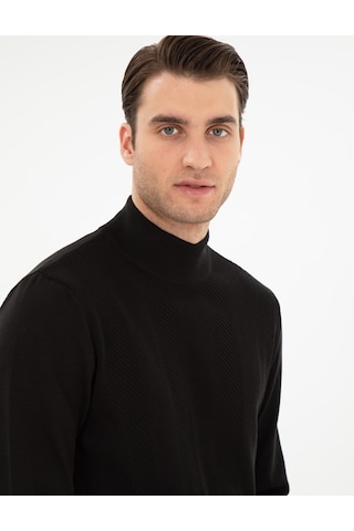 Pierre Cardin Erkek Siyah Kazak /triko 50300498-vr046 Siyah