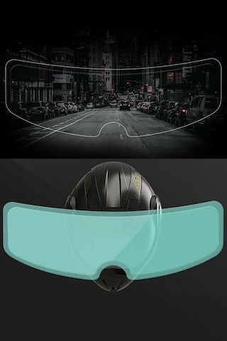 Thentech Kask Yağmur Önleyici Kask Şeffaf Yağmur Önleyici Su Tutmaz Şeffaf Yağmur Suyu Önleyici