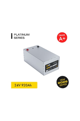 Werer Energy 24V 920Ah LiFePO4 Platinum Series Bluetooth'lu Lityum Demir Fosfat Akü